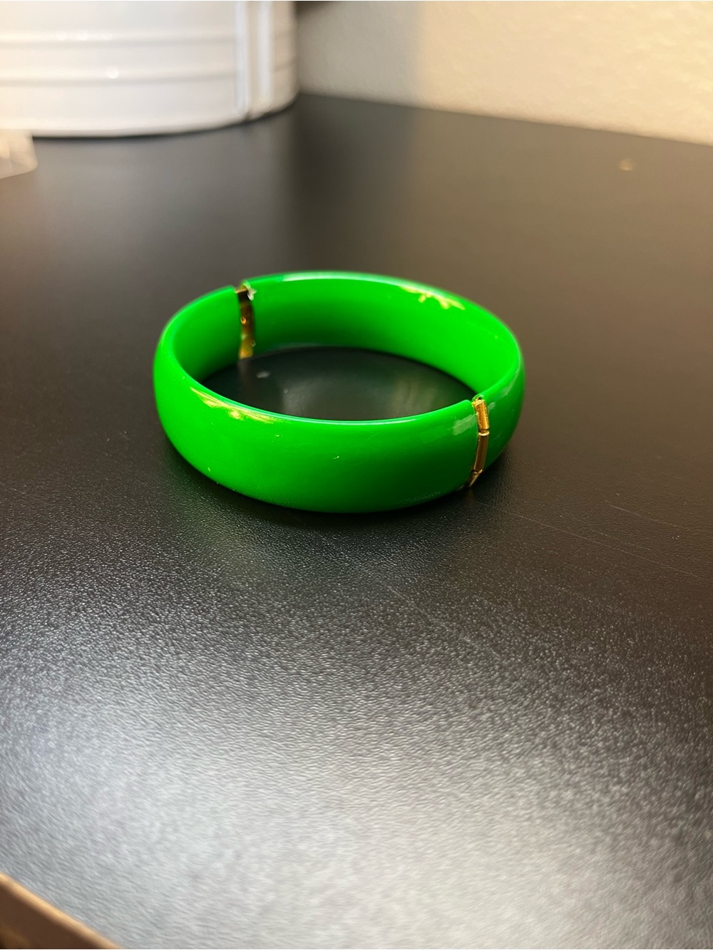 Bright Green Chunky Bangle Bracelet